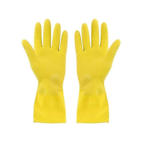 Household Rubber Gloves Yellow Medium
