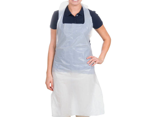 Poly Apron White 690x1070mm