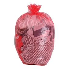 Soluble Strip Laundry Bag Red 18x28x38